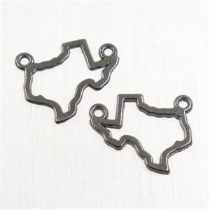 copper pendant, black, approx 12-14mm [FDZN5647]