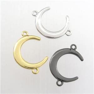 copper moon connector, mix color, approx 15mm [FDZN9380]