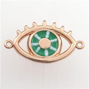 copper eye connector, enamel, rose gold, approx 13-18mm [FDZN9386]