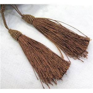 handmade tassel with nylon wire, approx 90mm length [FGPD127]