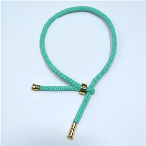 green nylon bracelet, resized, approx 3mm thickness [FGPDA383]