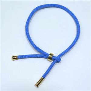 skyblue nylon bracelet, resized, approx 3mm thickness [FGPDA385]