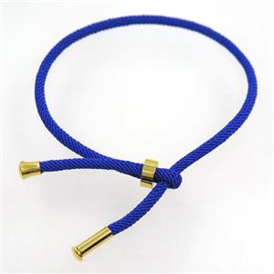 royal blue nylon bracelet, resized, approx 3mm thickness [FGPDA390]
