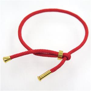 red nylon bracelet, resized, approx 3mm thickness [FGPDA392]