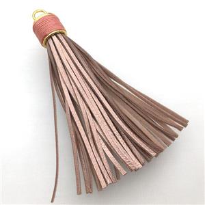PU leather tassel pendant, approx 12-90mm [FGPDA471]
