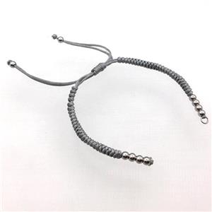 thray nylon thread bracelet chain, approx 4mm, 15cm length [FGPDA490]