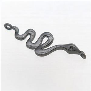 copper snake connector, black plated, approx 10-25mm [FN11005]