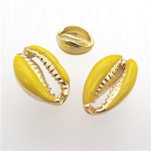 Enameling Alloy connector, teeth, gold plated, approx 12-19mm [FN12481]