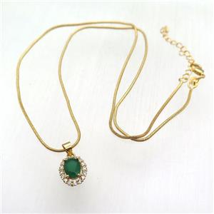 copper necklace, gold plated, approx 1.2mm dia, 45cm length [FN12609]