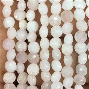 Morganite coin beads, approx 2x4mm [GA1515]