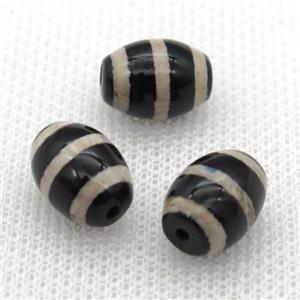 tibetan DZi barrel beads, approx 10x14mm [GA1570]