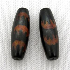 tibetan DZi rice beads, approx 10x30mm [GA1655]