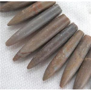 rock agate stone bullet beads, approx 20-60mm [GASA1512]