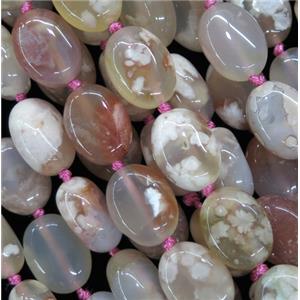 natural Cherry Agate oval beads, approx 15-20mm [GASA1686]