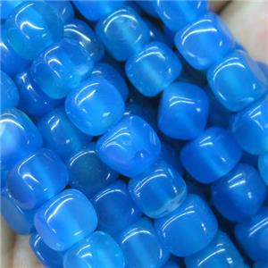 skyblue Agate cube beads, approx 8x8mm [GASA1688]