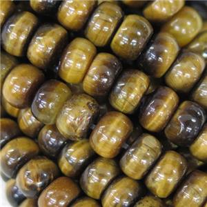 Tiger eye stone beads, barrel, approx 4x6mm [GB10023]