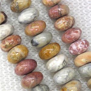 Skyeye Jasper rondelle beads, approx 5x8mm [GB10034]