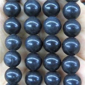 round Black Jasper beads, approx 10mm dia [GB10085-10MM]