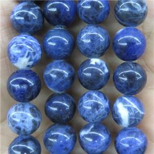 blue Sodalite beads, round, approx 12mm dia [GB10093-12MM]