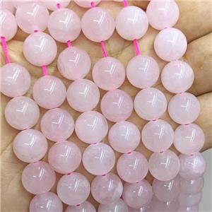 round Rose Quartz beads, pink dye, approx 4mm dia [GB10099-4MM]