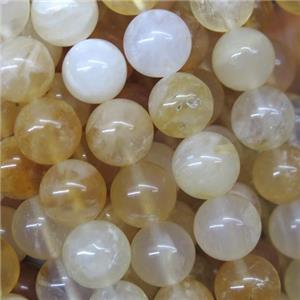 round Yellow Opal Jasper beads, approx 12mm dia [GB10127-12MM]