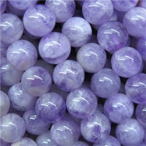 round purple Chalcedony beads, approx 10mm dia [GB10130-10MM]