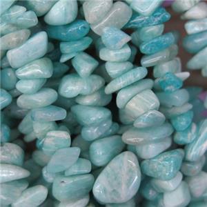 green Amazonite chip beads, freeform, approx 6-8mm, 36 inch length [GB10143]