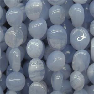 Blue Lace Agate beads chip, freeform, approx 6-8mm [GB10167]