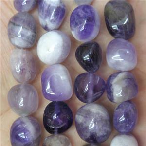 Dogteeth Amethyst beads, freeform, approx 12x14mm [GB10179]