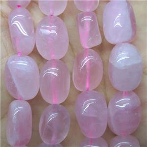 Rose Quartz beads, freeform, approx 10x16mm [GB10181-S]