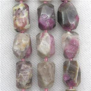 pink Tourmaline nugget beads, freeform, approx 15-22mm [GB10253]