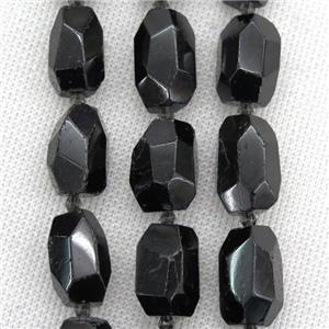 black Tourmaline nugget beads, freeform, approx 15-22mm [GB10260]