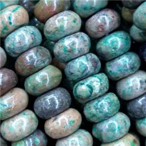 African Turquoise rondelle beads, approx 5x8mm [GB10385]