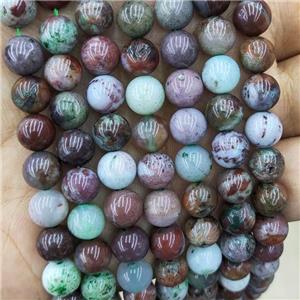 round African Jadeite beads, dye, approx 8mm dia [GB10389-8MM]
