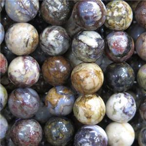 round Pietersite Jasper beads, approx 8mm dia [GB10468-8MM]
