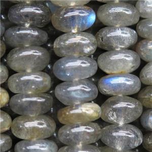 rondelle Labradorite beads, approx 4x8mm [GB10549]