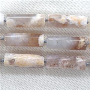 Cherry Agate column beads, approx 13-40mm [GB10758]