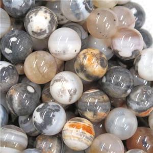 round Ocean Agate Beads, color treated, approx 8mm dia [GB10776-8MM]