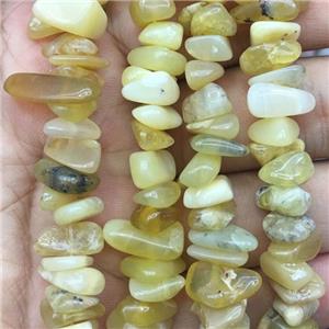 yellow Opal Jasper beads chip, freeform, approx 10-14mm, 3-5mm thickness [GB10808]