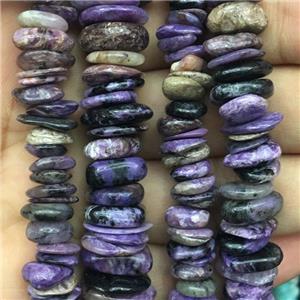 purple Lepidolite Beads chip, approx 10-14mm, 3-5mm thickness [GB10816]