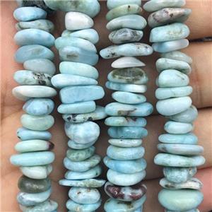 blue Larimar Beads Chips, approx 10-14mm, 3-5mm thickness [GB10817]