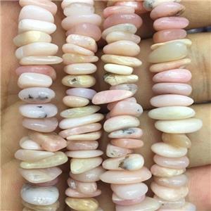 pink Opal Jasper chips beads, approx 10-14mm, 3-5mm thickness [GB10824]