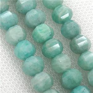 green Amazonite Beads, faceted round, approx 9-10mm [GB10845]