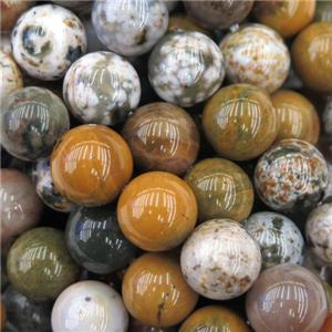 round Ocean Agate Beads, multi color, approx 6mm dia [GB10859-6MM]
