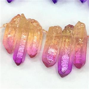 crystal quartz stick pendant, approx 10-35mm [GB11027]