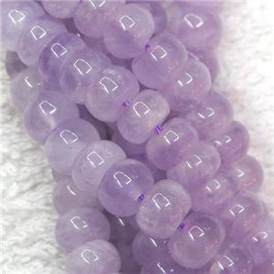 purple Chalcedony beads, rondelle, approx 6x10mm [GB11130-6X10MM]