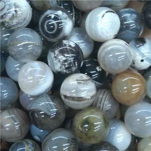 round Fire Agate beads, multi color, approx 8mm dia [GB11156-8MM]