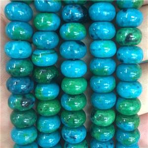 Chrysocolla rondelle beads, Synthetic, approx 5x8mm [GB11166-5X8MM]
