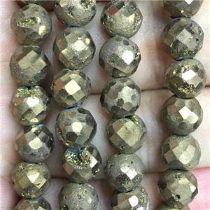 coffee Agate Druzy beads, faceted round, approx 10mm dia [GB11252-10MM]