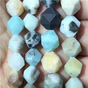 matte Amazonite Beads, cutted round, approx 8mm dia [GB11270-8MM]